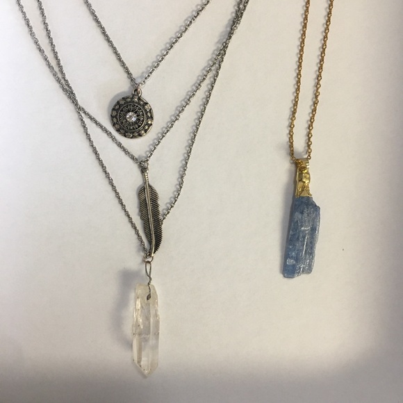 Rock and crystal necklaces! - Picture 6 of 6